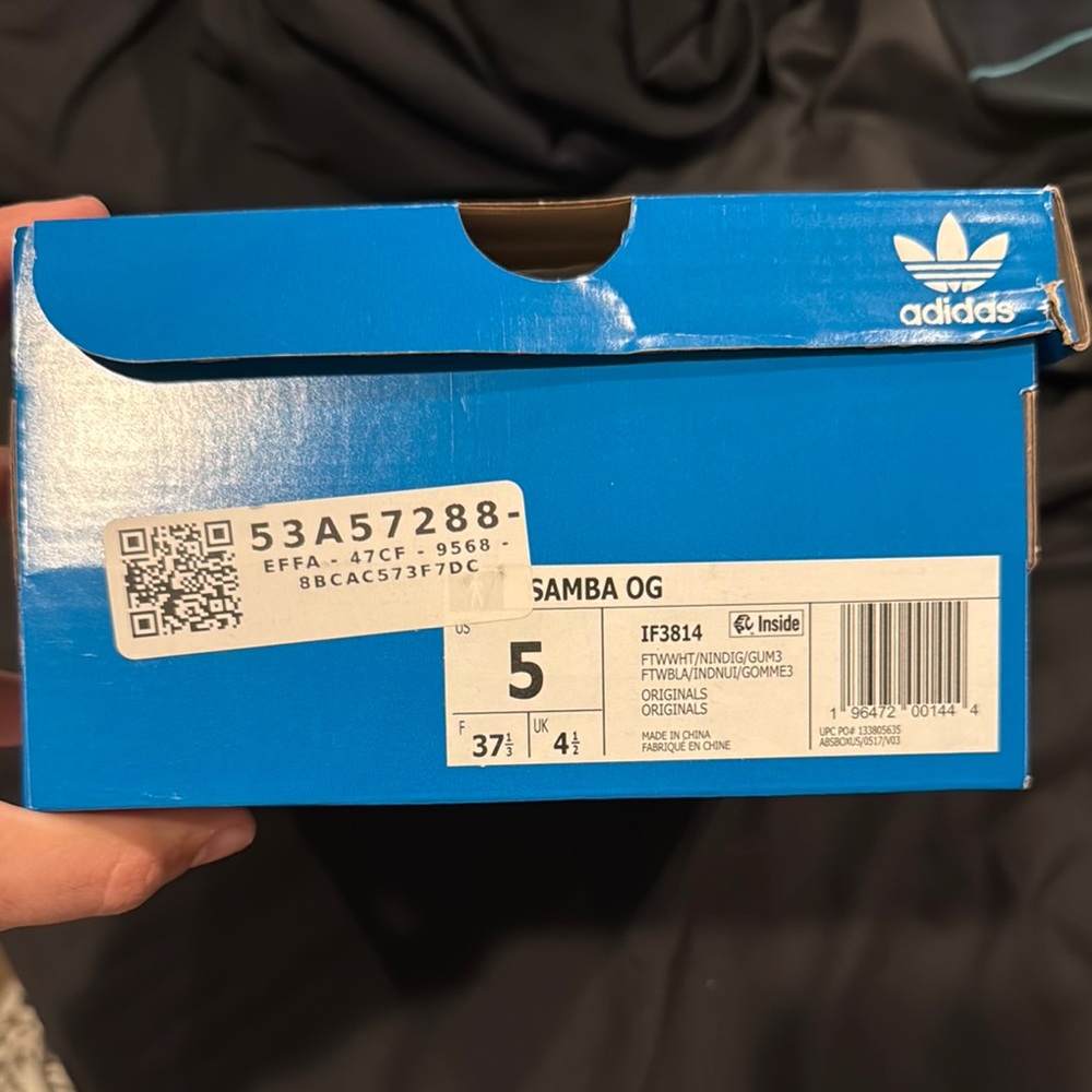 Adidas Samba OG Sneakers White Indigo Gum